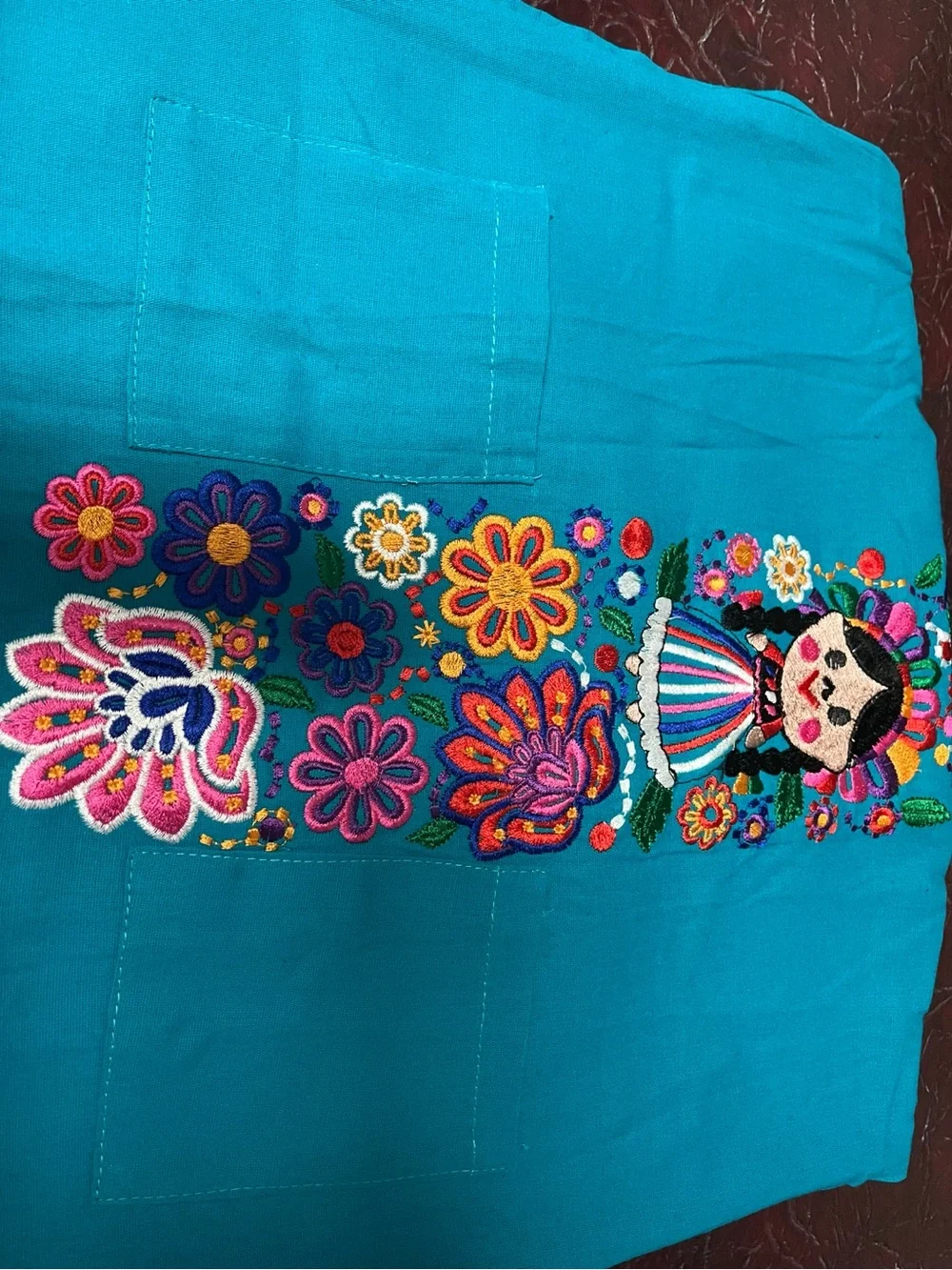 Handmade vibrant red